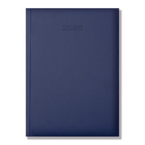 SmoothGrain A4 Diary Padded, Blue