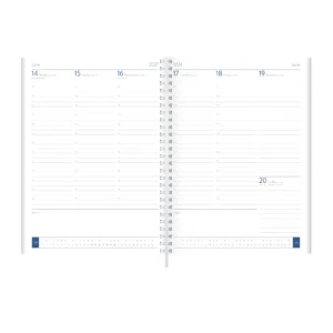 Dorchester Horizon Desk Diary, Week to View, Black-Black - Image 2