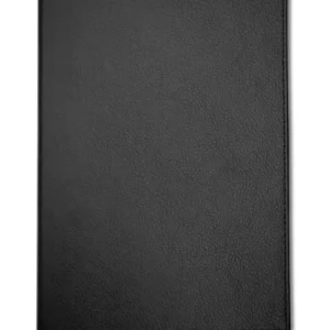 Chelsea Leather A5 Notebook, Feint Ruled, Black - Image 1
