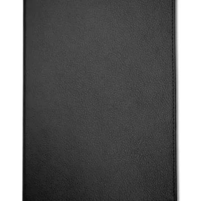 Chelsea Leather A5 Notebook, Feint Ruled, Black