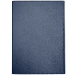 Chelsea Leather A5 Notebook, Feint Ruled Blue - Image 1