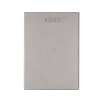 Dorchester NewHide A5 Desk Diary, Day Per Page, Grey