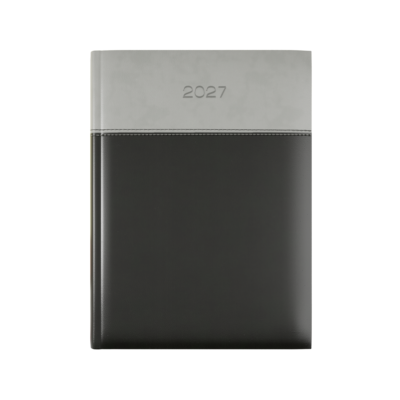 Dorchester Horizon A5 Desk Diary, Day Per Page, Black-Grey
