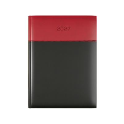 Dorchester Horizon A5 Desk, Week To View, Black-Red