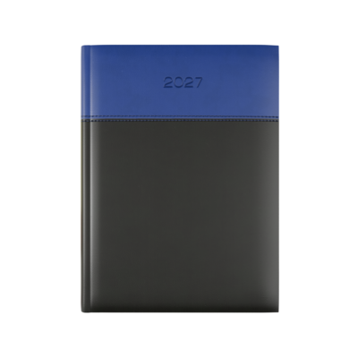 Dorchester Horizon A5 Desk, Week To View, Black-Royal Blue