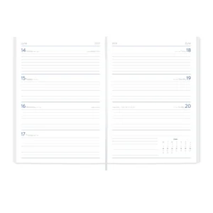 Dorchester Horizon Quarto Desk Diary, Week to View, Green-Green - Image 2